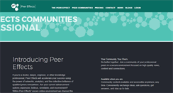 Desktop Screenshot of peereffects.com