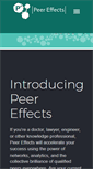 Mobile Screenshot of peereffects.com